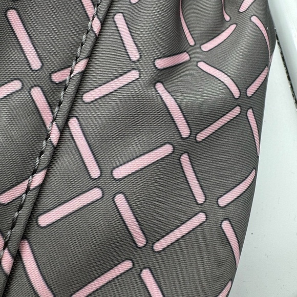 NWT MILLY Luxe Baby Diaper Bag in Grey and Pink - Picture 10 of 15